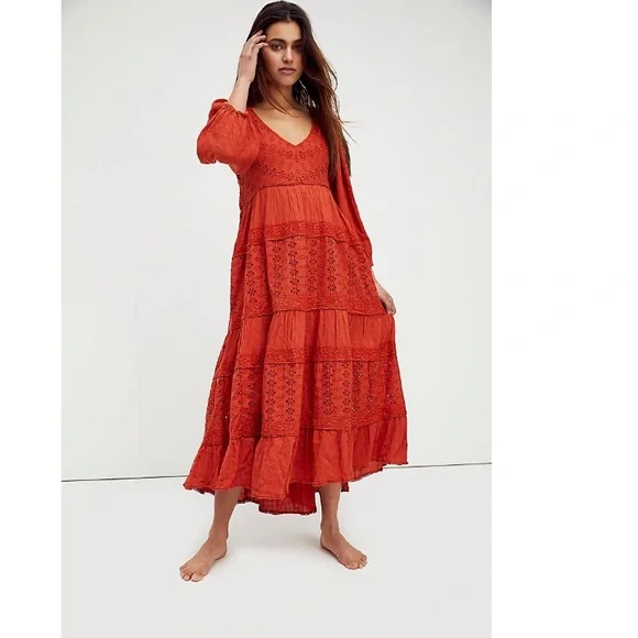 Free People Mockingbird Maxi Dress - Picture 1 of 15